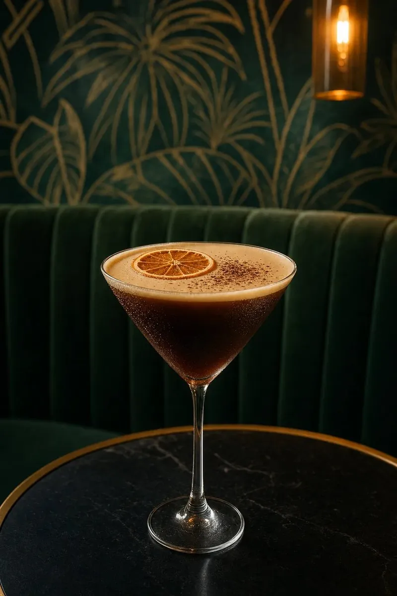 ¡Ay Papi, Cafecito!, a martini at Spanglish Martini Bar in Wynwood, Miami