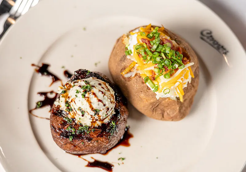 Blue Cheese Filet | Naples FL Steakhouse Restaurant
