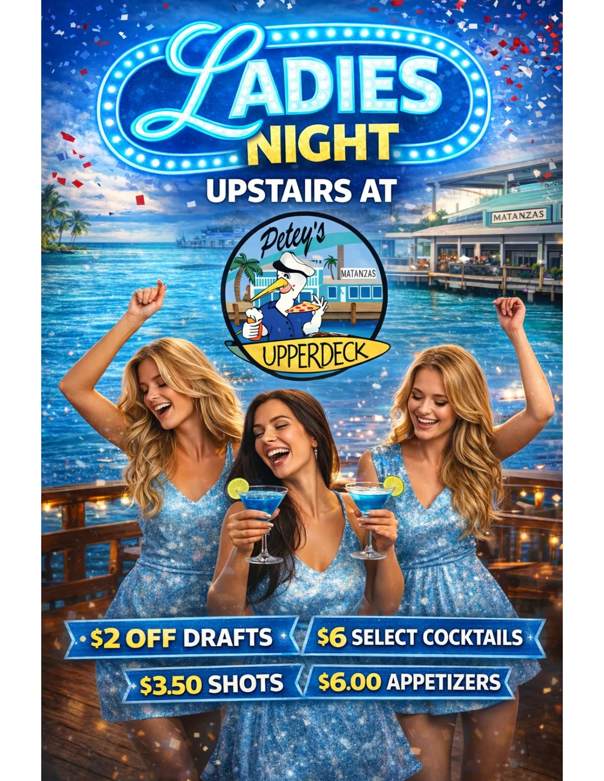 Ladies Night Thursday at Peteys Upper Deck