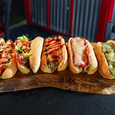 Various sandwiches.